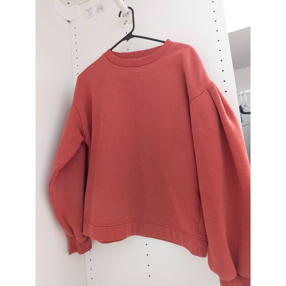 Zara women's salmon/red long sleeve sweatshirt size medium - Picture 5 of 5